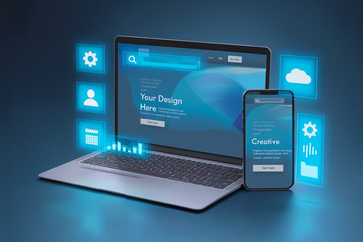Conversion-focused website layout with CTA and trust elements